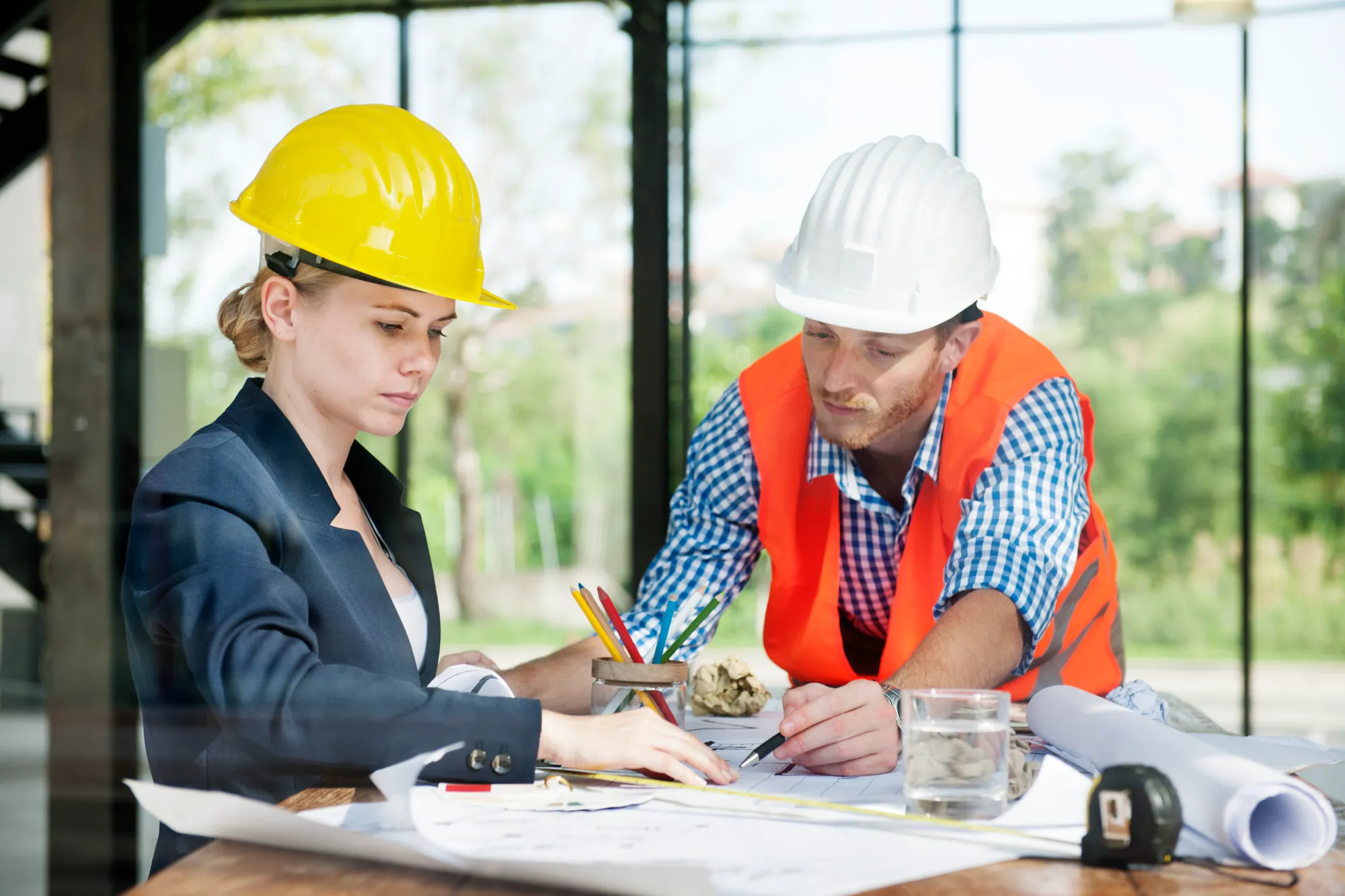 Contractor Assessing a Major Project