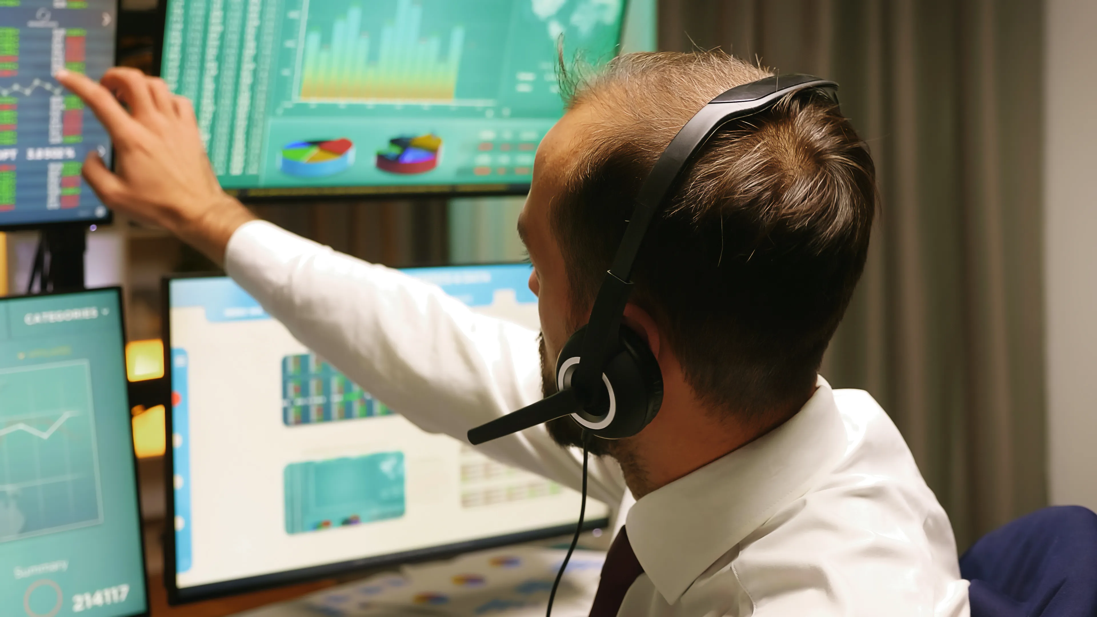 Business Owner Monitoring Competitors